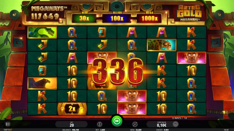 Aztec Gold Megaways slot review win