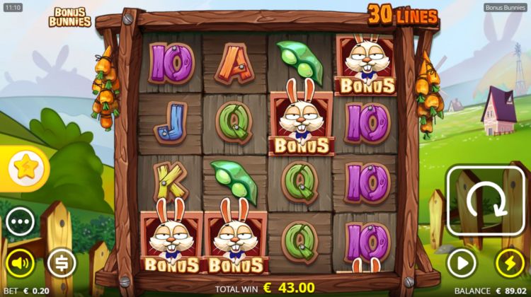 Bonus Bunnies slot nolimit city bonus trigger