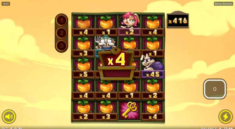 Bonus Bunnies slot nolimit city free spins super big win
