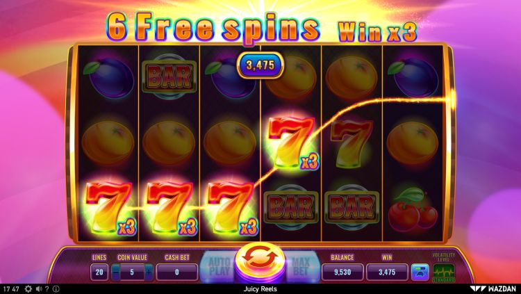 Juicy Reels slot wazdan review big win