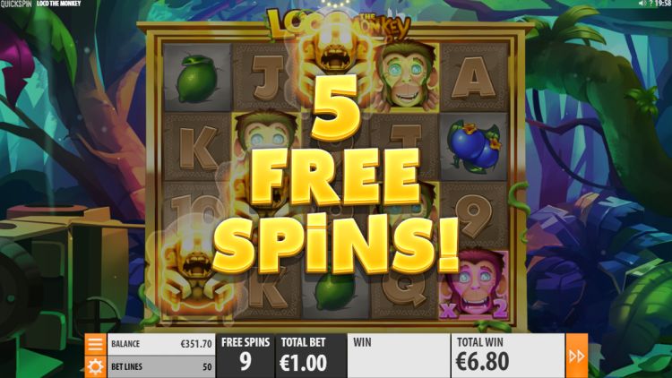 Loco the monkey slot review free spins retrigger