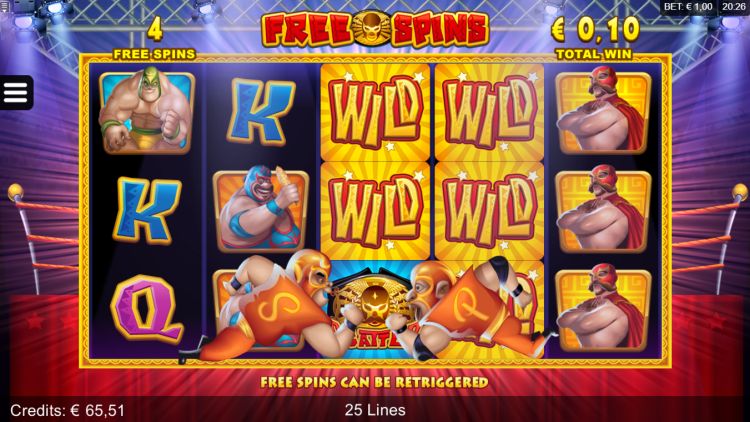 Lucha Legends slot review free spins