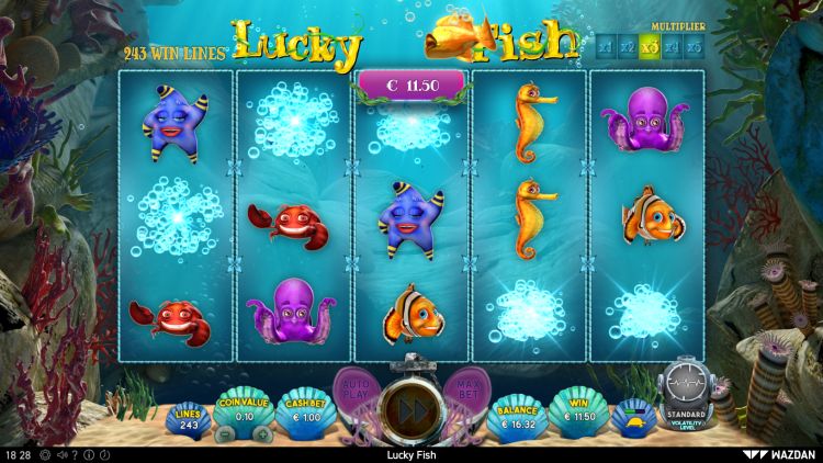 Lucky Fish online slot review Wazdan