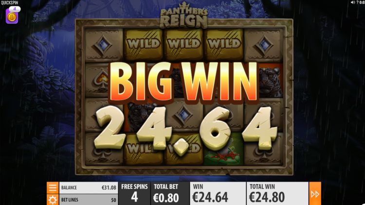 Panther's Reign slot review Quickspin big win