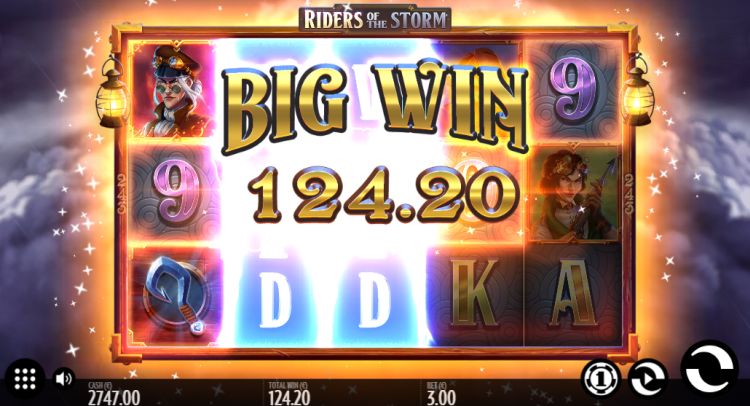 Riders of the storm slot thunderkick big win