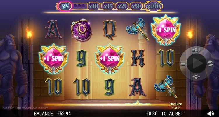 Rise of the mountain king slot review retrigger