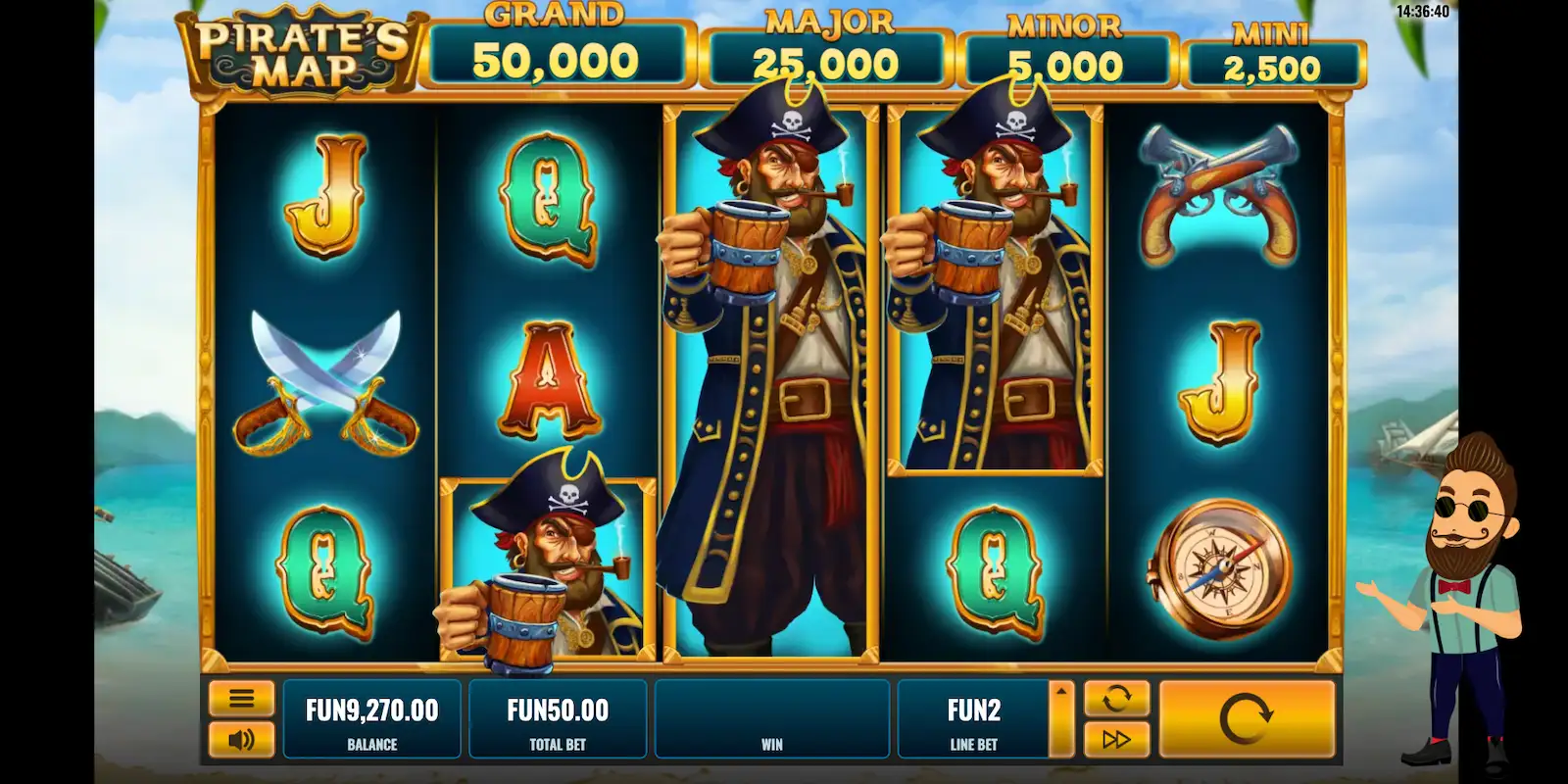 Pirates Map Slot Bonuses