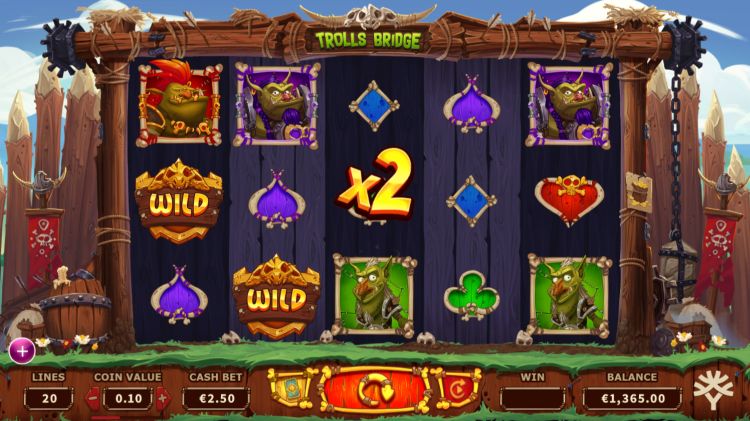 Trolls Bridge slot review Ygdrasil