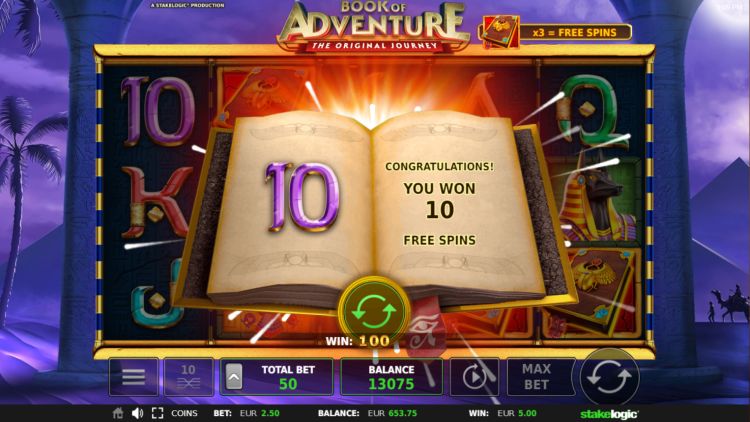 book-of-adventure-slot review stakelogic bonus