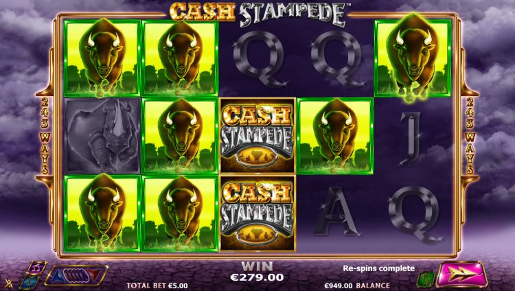 cash stampede slot nextgen mega win