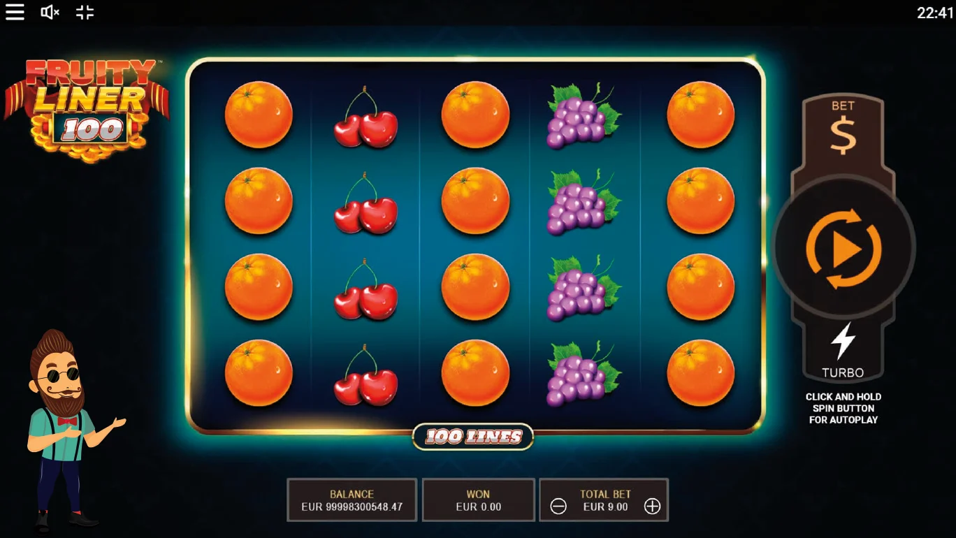 Fruity Liner 100 gameplay