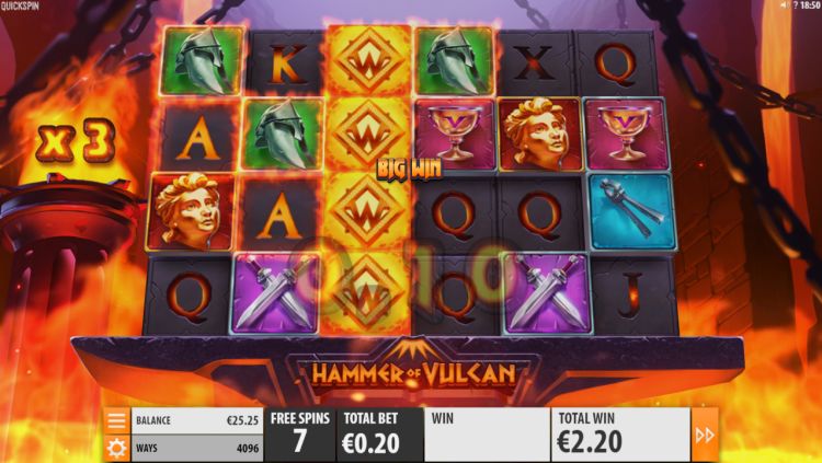 hammer-of-vulcan-slot Quickspin free spins big win